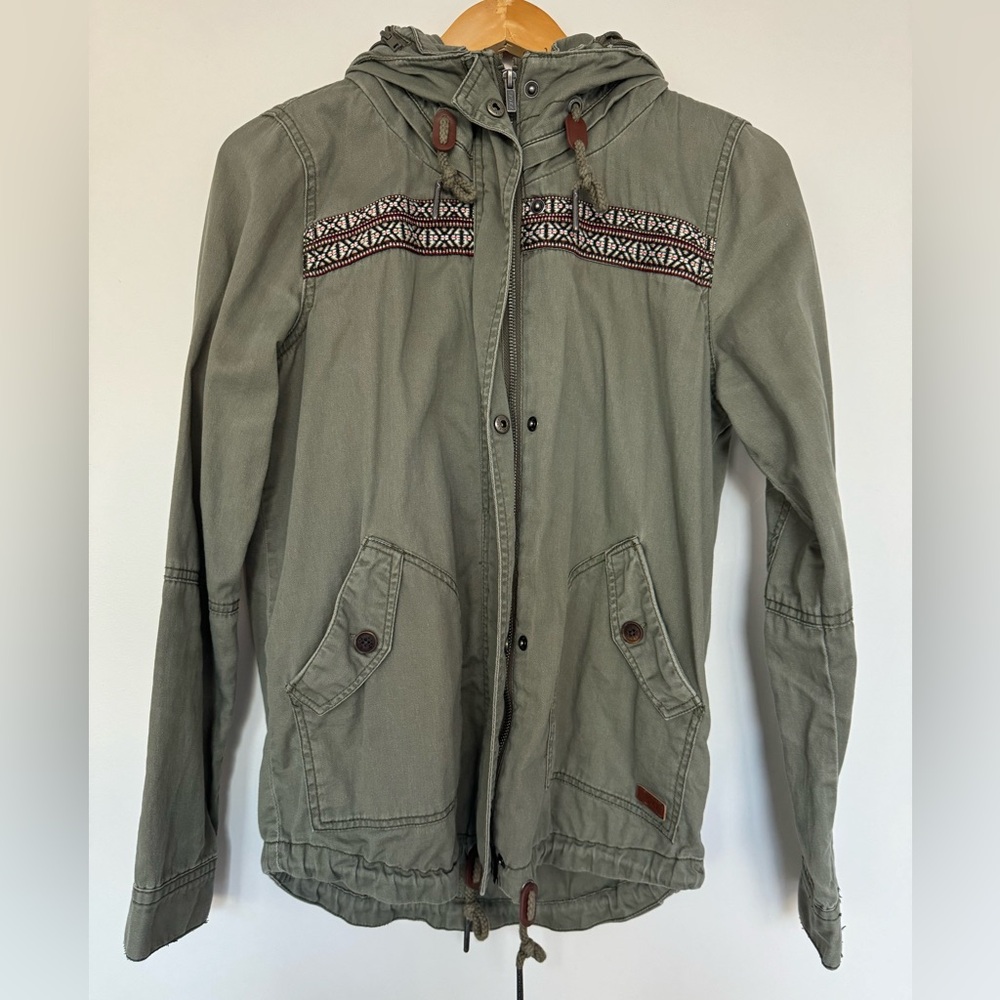 Roxy Hooded Utility Jacket - Picture 2 of 7